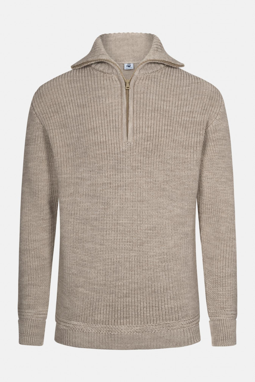 Troyer Hanseheld 100% Schurwolle Beige