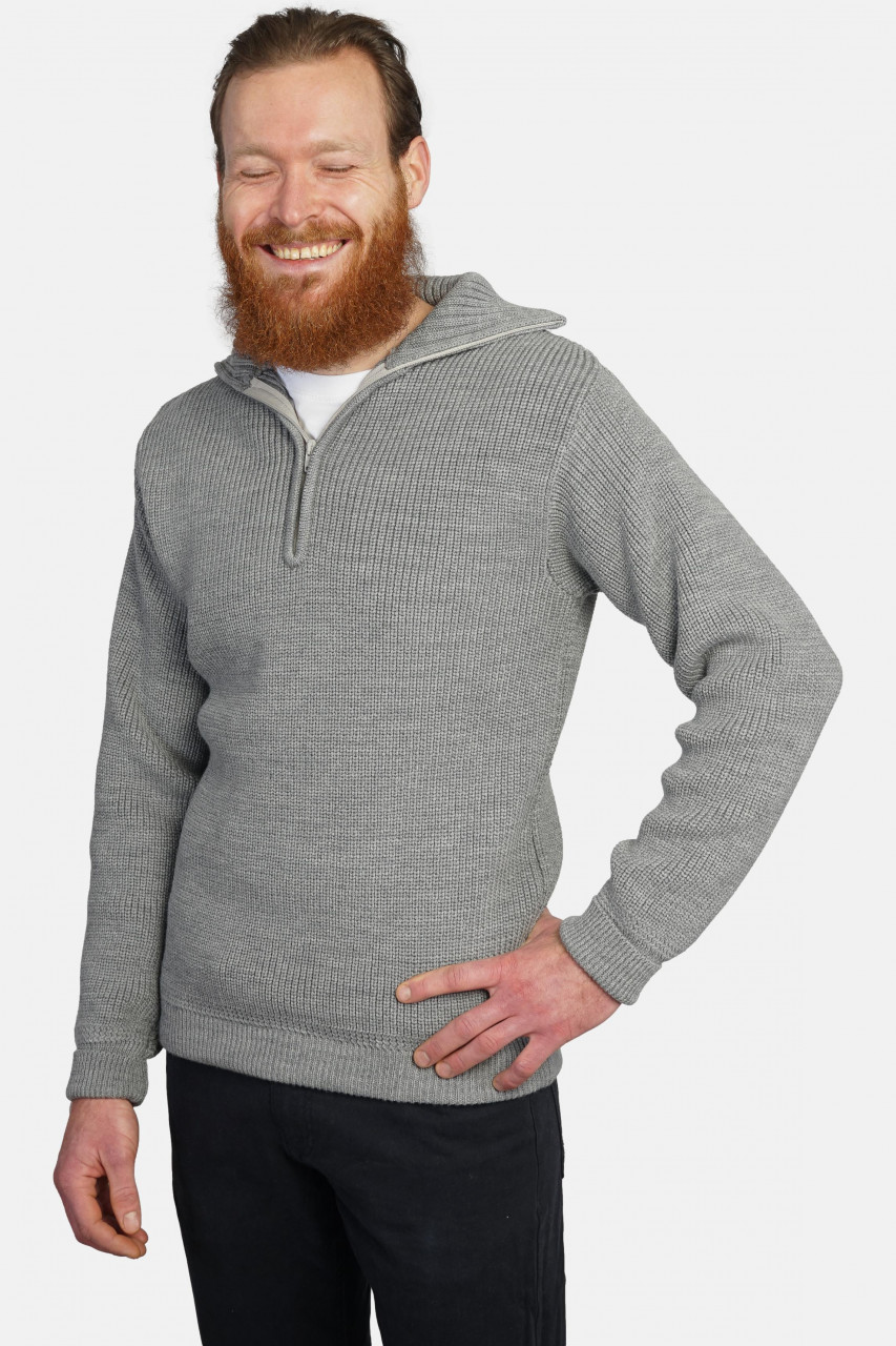 Troyer Hanseheld Merino Grau GOTS