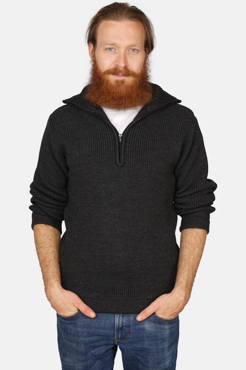 Troyer Hanseheld Merino Anthrazit GOTS