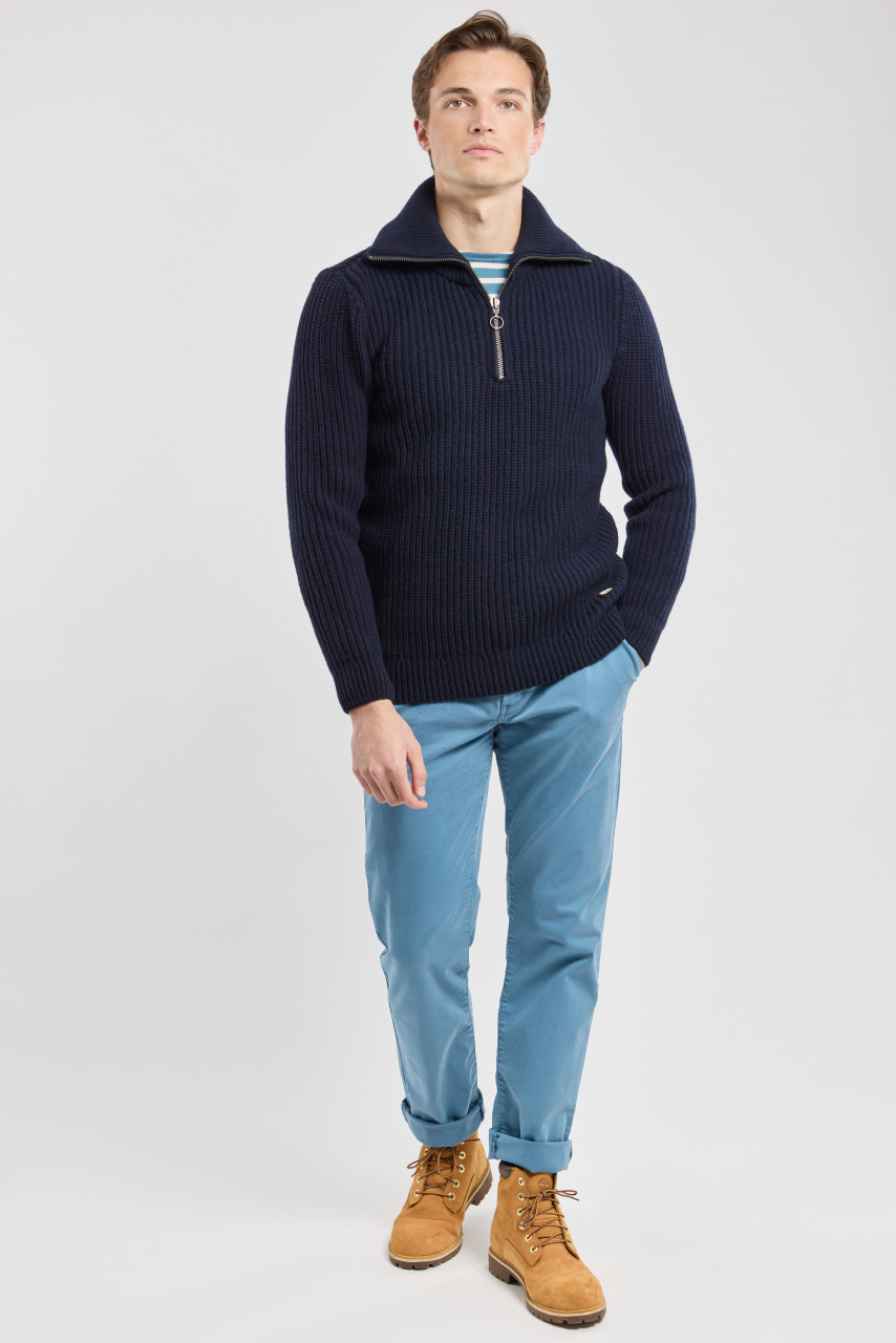 Armor Lux Herren Troyer Dunkelblau Pullover Heritage