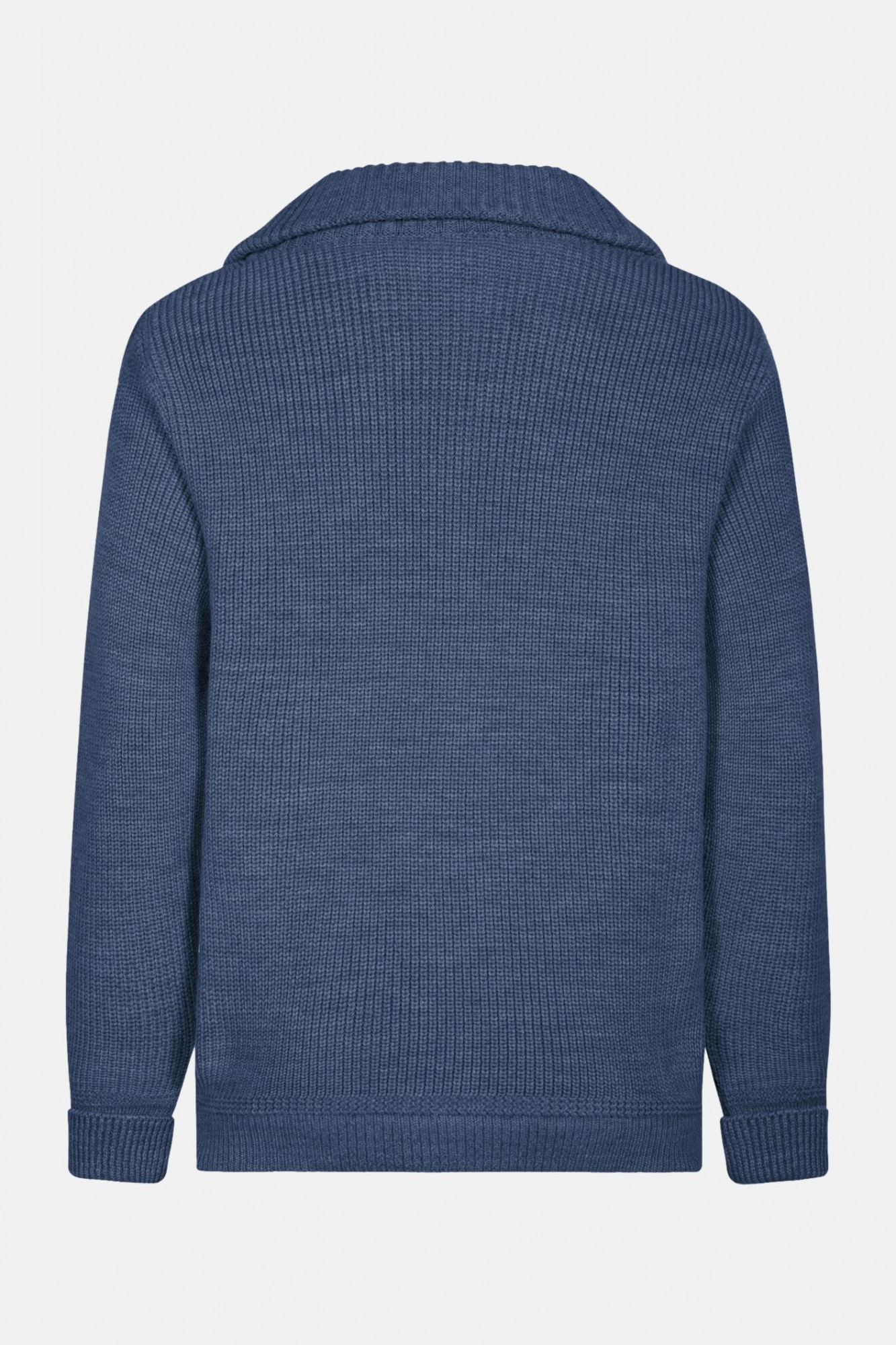 Troyer Merino Jeans Blau GOTS
