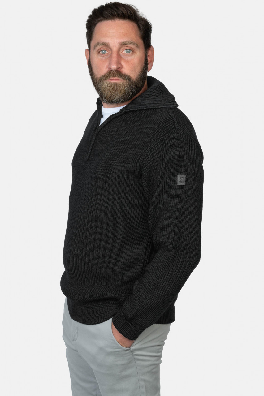 Troyer Hanseheld Merino Schwarz GOTS