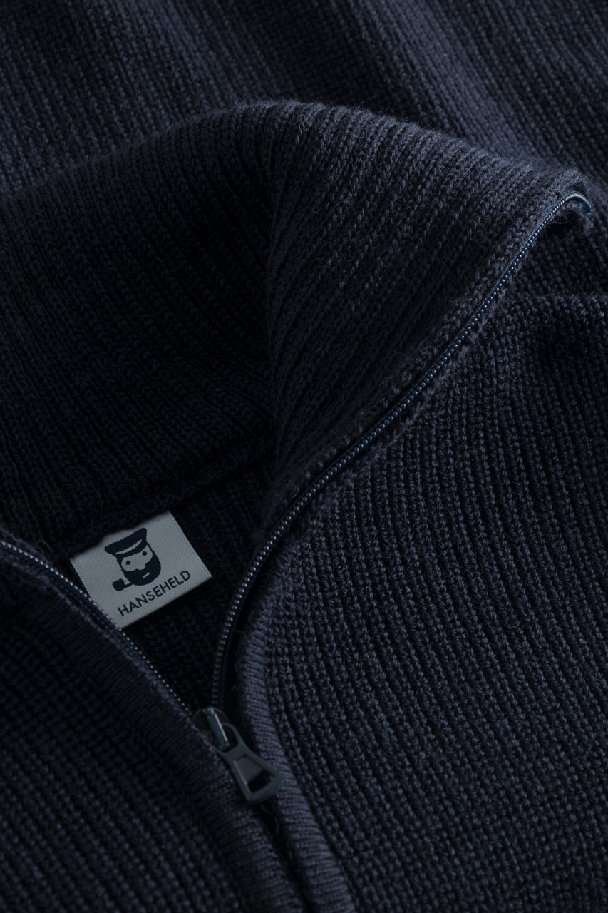 Troyer Damen Wolle Blau