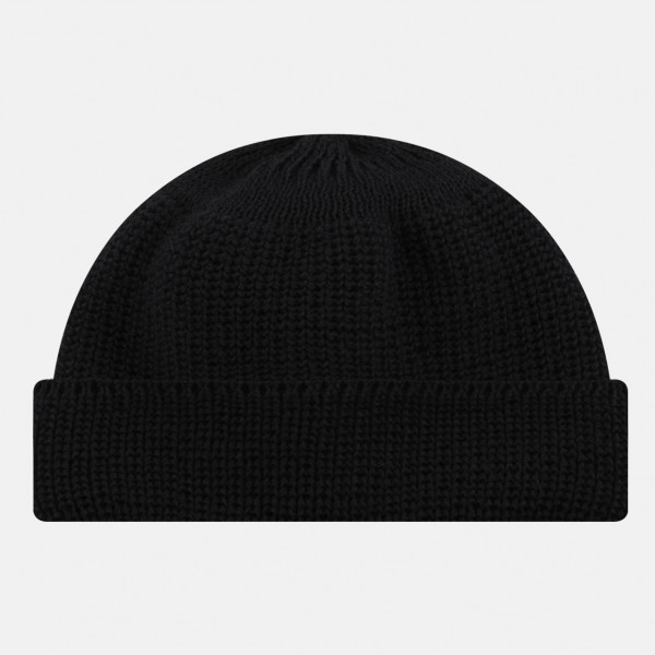 Hanseheld Strickmütze Seebär Dockermütze Seemannsmütze kurz und flach - Schwarz Hanseheld Strickmütze Seebär Dockermütze Seemannsmütze kurz und flach - Schwarz