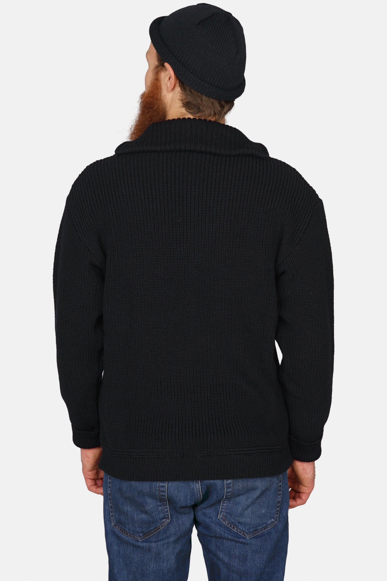 Troyer Herren Wolle Schwarz
