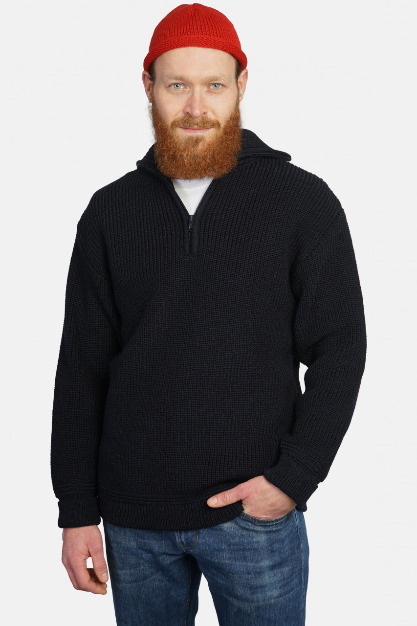 Troyer Hanseheld Merino Schwarz GOTS