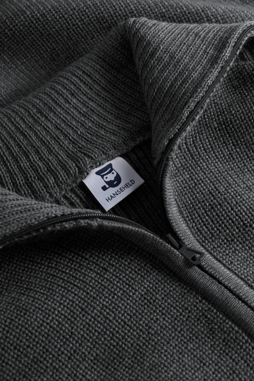 Troyer Hanseheld Wolle Herren Anthrazit