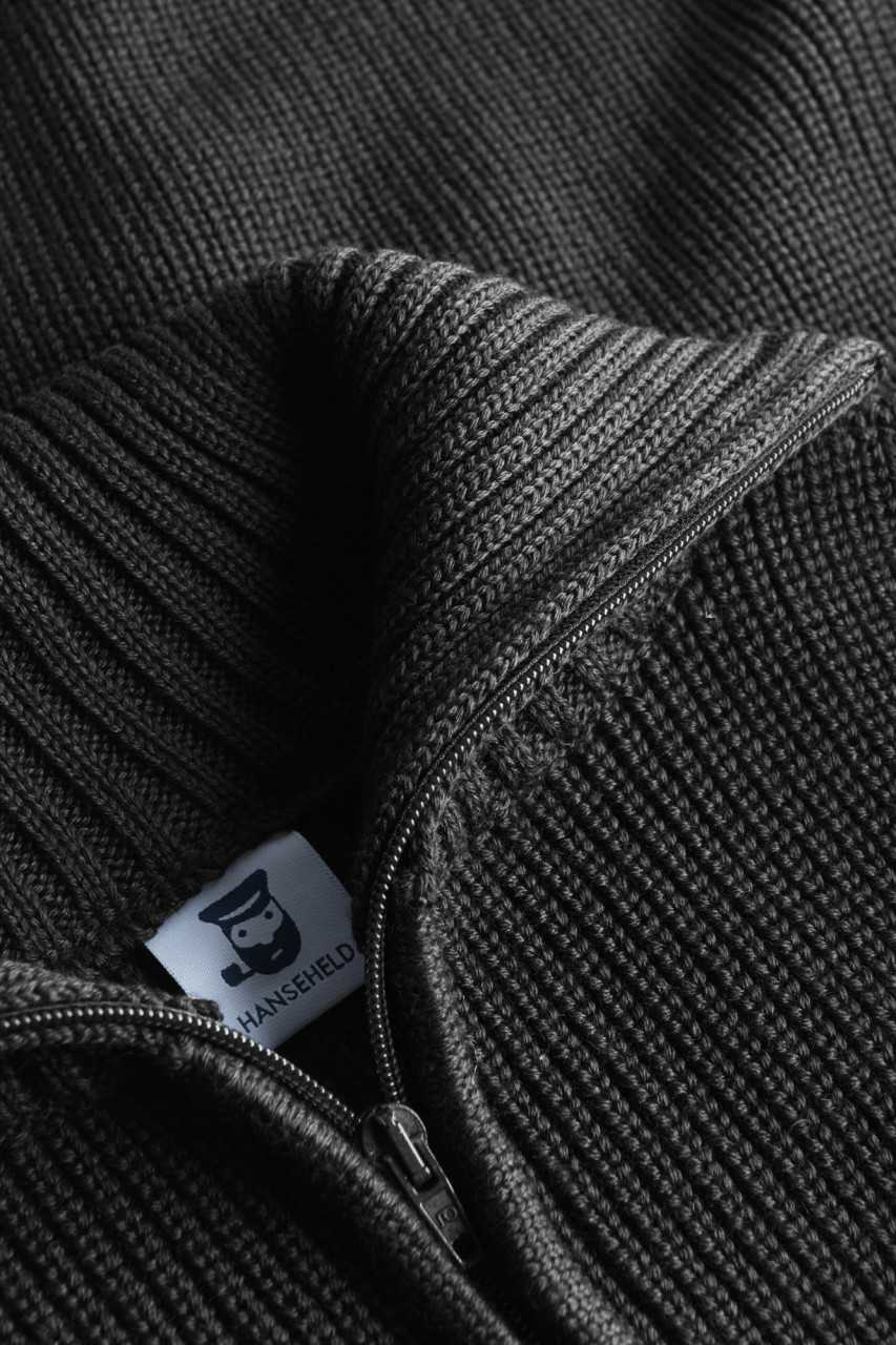 Troyer Hanseheld Merino Anthrazit GOTS