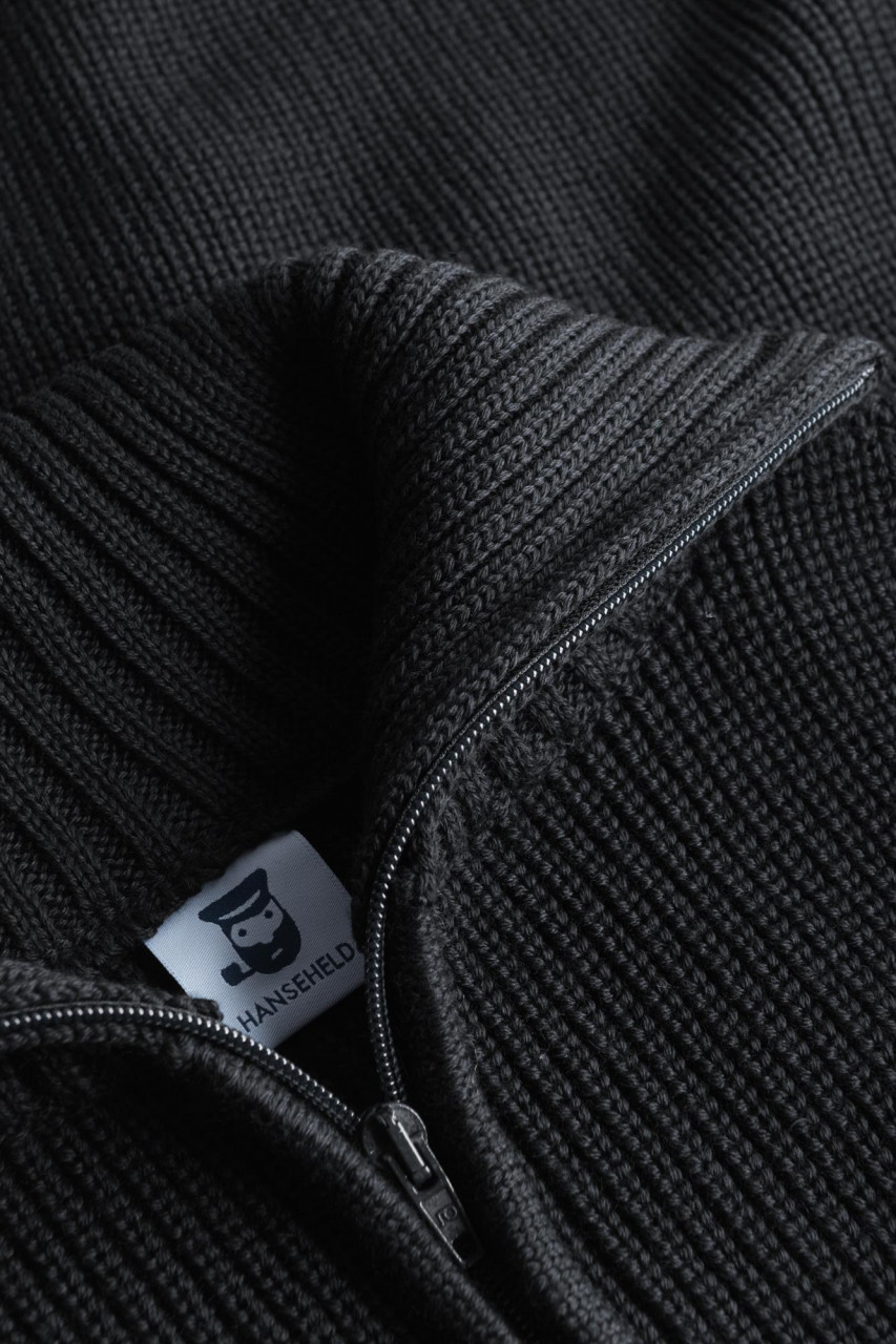 Troyer Hanseheld Merino Schwarz GOTS