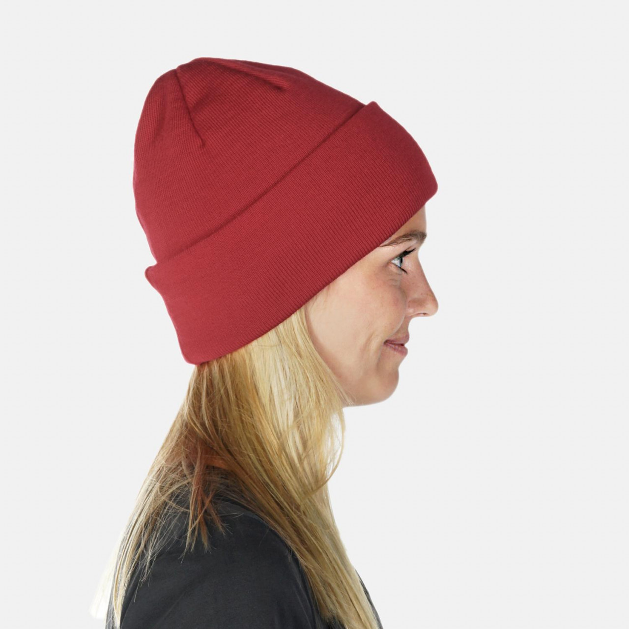 Strickmütze 100% Baumwolle Hanseheld - Rot