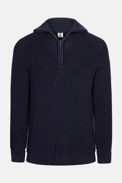 Troyer Hanseheld Wolle Herren Blau