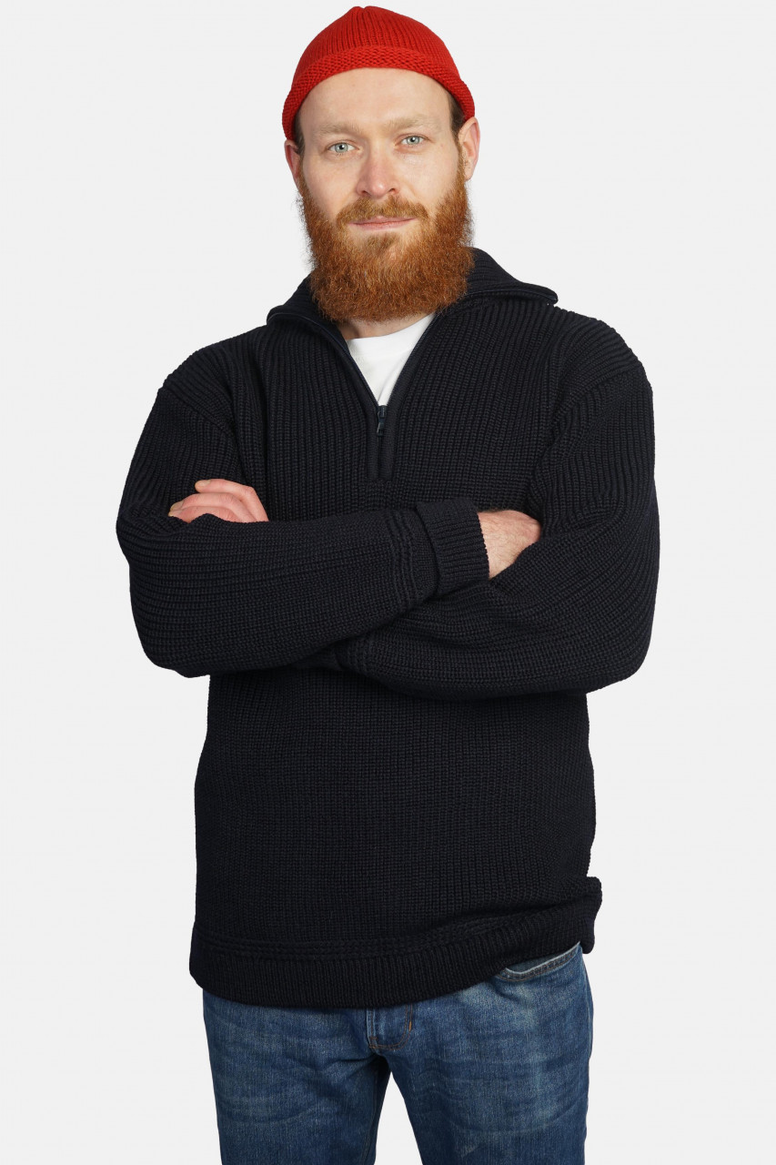 Troyer Hanseheld Merino Schwarz GOTS