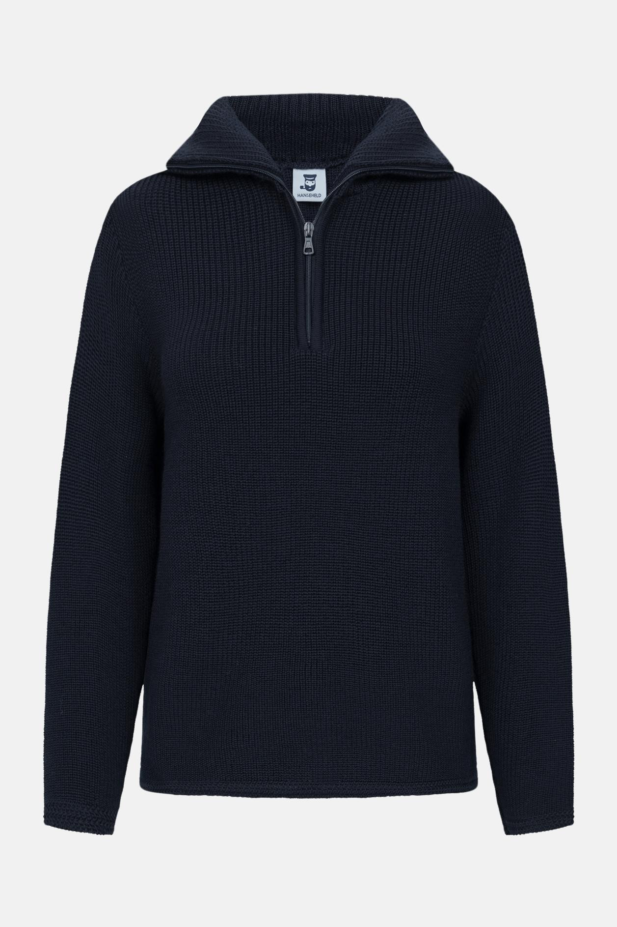 Troyer Damen Wolle Blau