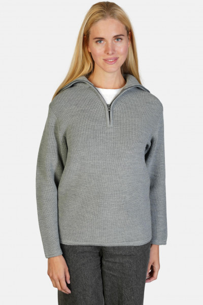 Troyer Damen Wolle Grau