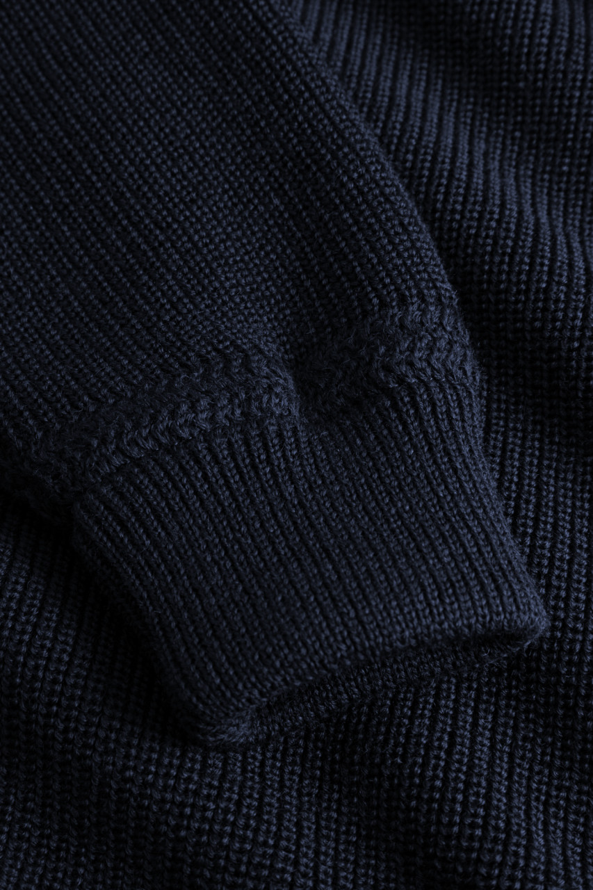 Elbe Troyer Strickjacke II, S-Skipper Marine-Blau
