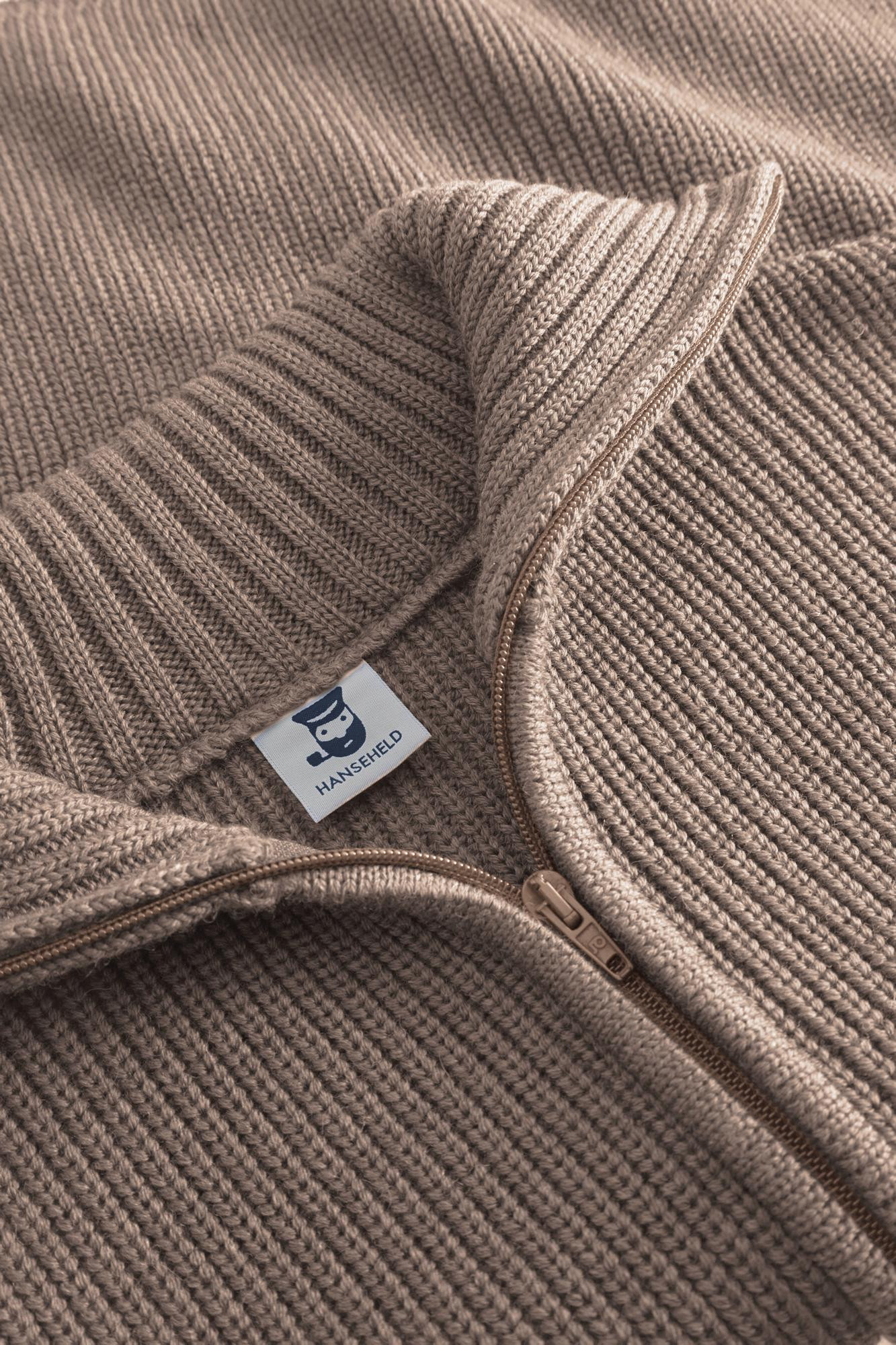 Damen Troyer Merino Sand Beige GOTS